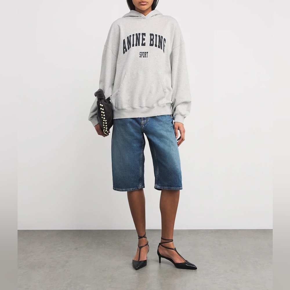 ANINE BING Harvey Logo Hoodie